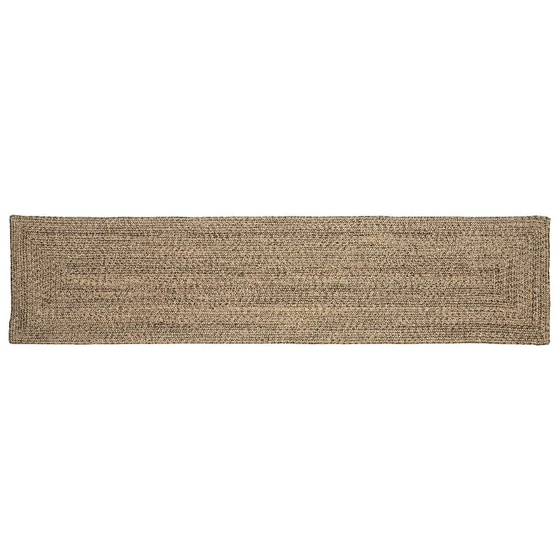 vidaXL Szőnyeg Természetes és fekete 60 x 300 cm Juta