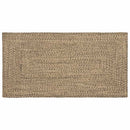 vidaXL Területszőnyegek Természetes és Fekete 80 x 150 cm Juta
