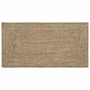 vidaXL Szőnyeg Természetes és fekete 80 x 150 cm Juta