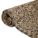 vidaXL Területszőnyegek Természetes és Fekete 200 x 200 cm Juta