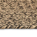 vidaXL Területszőnyegek Természetes és Fekete 200 x 290 cm Juta