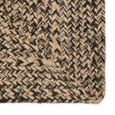 vidaXL Területszőnyegek Természetes és Fekete 200 x 290 cm Juta