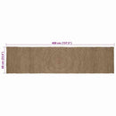 vidaXL Területszőnyegek Szürke 60 x 400 cm Juta