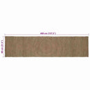 vidaXL Területszőnyegek Szürke 80 x 400 cm Juta