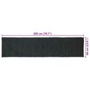 vidaXL Területszőnyegek Sötétszürke 60 x 200 cm Juta