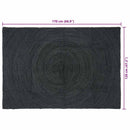 vidaXL Területszőnyegek Sötétszürke 120 x 170 cm Juta