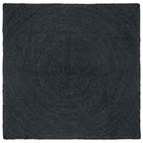 vidaXL Területszőnyegek Sötétszürke 160 x 160 cm Juta