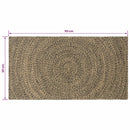 vidaXL Területszőnyegek Természetes és Fekete 60 x 110 cm Juta