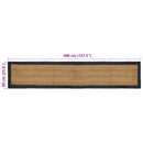 vidaXL Területszőnyegek Sötétszürke 60 x 400 cm Juta