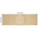 vidaXL Területszőnyegek Fehér 60 x 250 cm Juta