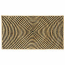 vidaXL Területszőnyegek Fekete 60 x 110 cm Juta