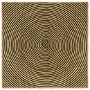 vidaXL Területszőnyegek Fekete 160 x 160 cm Juta