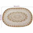 vidaXL Szőnyeg Barna 122 x 183 cm Juta