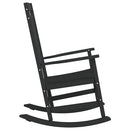 vidaXL Hintaszék Fekete 84 x 65 x 114 cm Gyanta