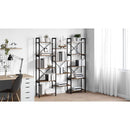 vidaXL Könyvespolc Sonoma tölgy 156 x 25 x 167 cm Faanyag