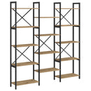 vidaXL Könyvespolc Artisan tölgy 156 x 25 x 167 cm Faanyag