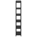 vidaXL Könyvespolc Fekete tölgy 40 x 30 x 189,5 cm Faanyag