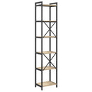 vidaXL Könyvespolc Sonoma tölgy 40 x 30 x 189,5 cm Faanyag