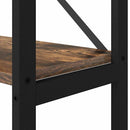 vidaXL Könyvespolc Füstölt tölgy 40 x 30 x 189,5 cm Faanyag