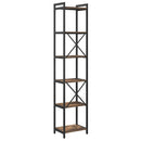 vidaXL Könyvespolc Füstölt tölgy 40 x 30 x 189,5 cm Faanyag