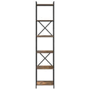 vidaXL Könyvespolc Füstölt tölgy 40 x 30 x 189,5 cm Faanyag