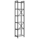 vidaXL Könyvespolc Szürke sonoma 40 x 30 x 189,5 cm Faanyag