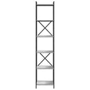 vidaXL Könyvespolc Szürke sonoma 40 x 30 x 189,5 cm Faanyag