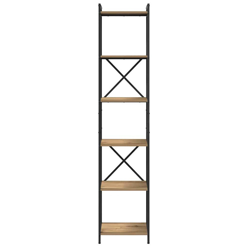 vidaXL Könyvespolc Artisan tölgy 40 x 30 x 189,5 cm Faanyag