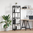 vidaXL Könyvespolc Fekete tölgy 40 x 30 x 155 cm Faanyag