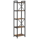 vidaXL Könyvespolc Füstölt tölgy 40 x 30 x 155 cm Faanyag