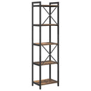 vidaXL Könyvespolc Füstölt tölgy 40 x 30 x 155 cm Faanyag