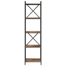 vidaXL Könyvespolc Füstölt tölgy 40 x 30 x 155 cm Faanyag