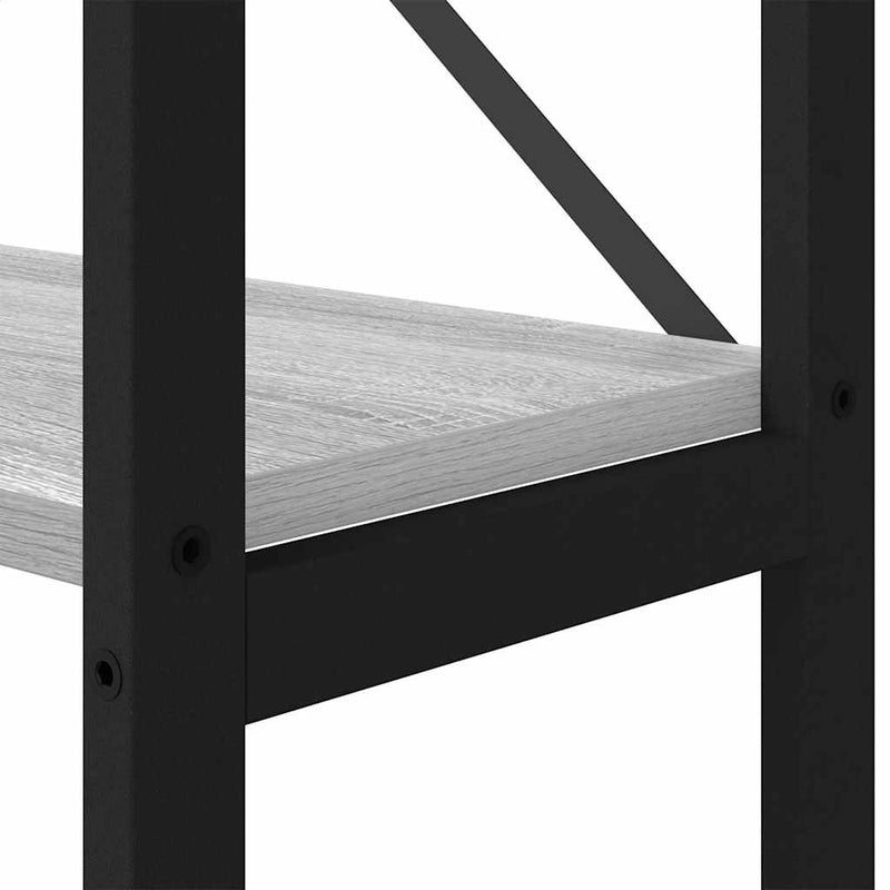 vidaXL Könyvespolc Szürke sonoma 40 x 30 x 155 cm Faanyag