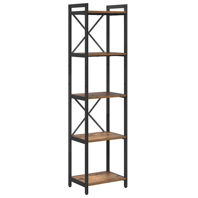 vidaXL Könyvespolc Régi fa 40 x 30 x 155 cm Faanyag