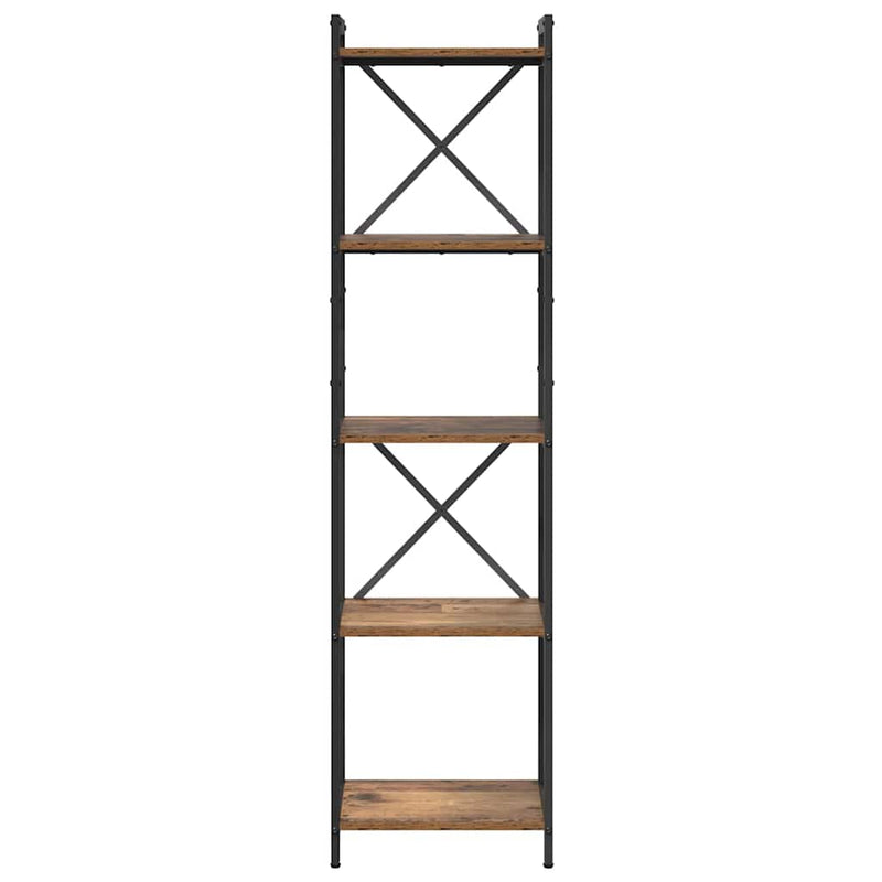 vidaXL Könyvespolc Régi fa 40 x 30 x 155 cm Faanyag