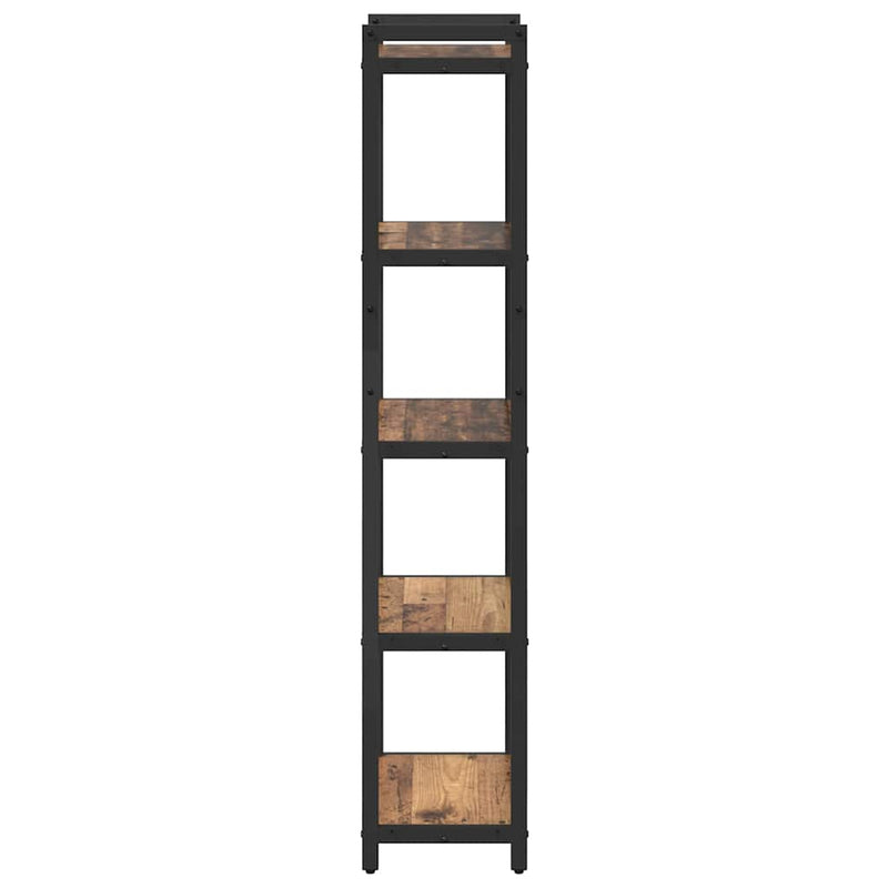 vidaXL Könyvespolc Régi fa 40 x 30 x 155 cm Faanyag