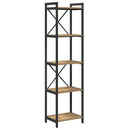 vidaXL Könyvespolc Artisan tölgy 40 x 30 x 155 cm Faanyag