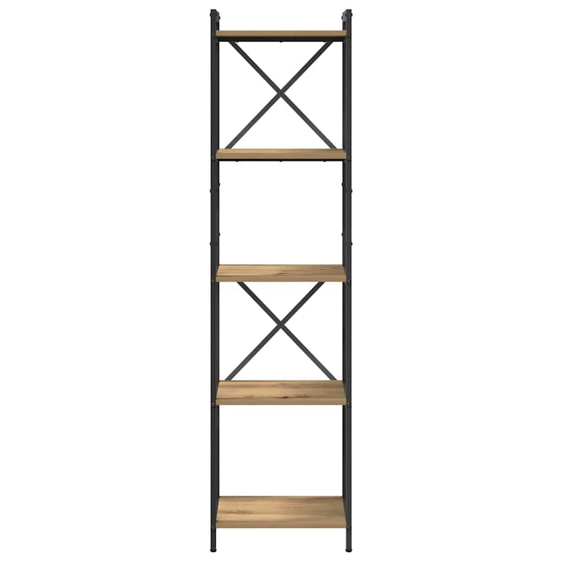 vidaXL Könyvespolc Artisan tölgy 40 x 30 x 155 cm Faanyag