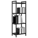 vidaXL Könyvespolc Fekete tölgy 40 x 30 x 119 cm Faanyag