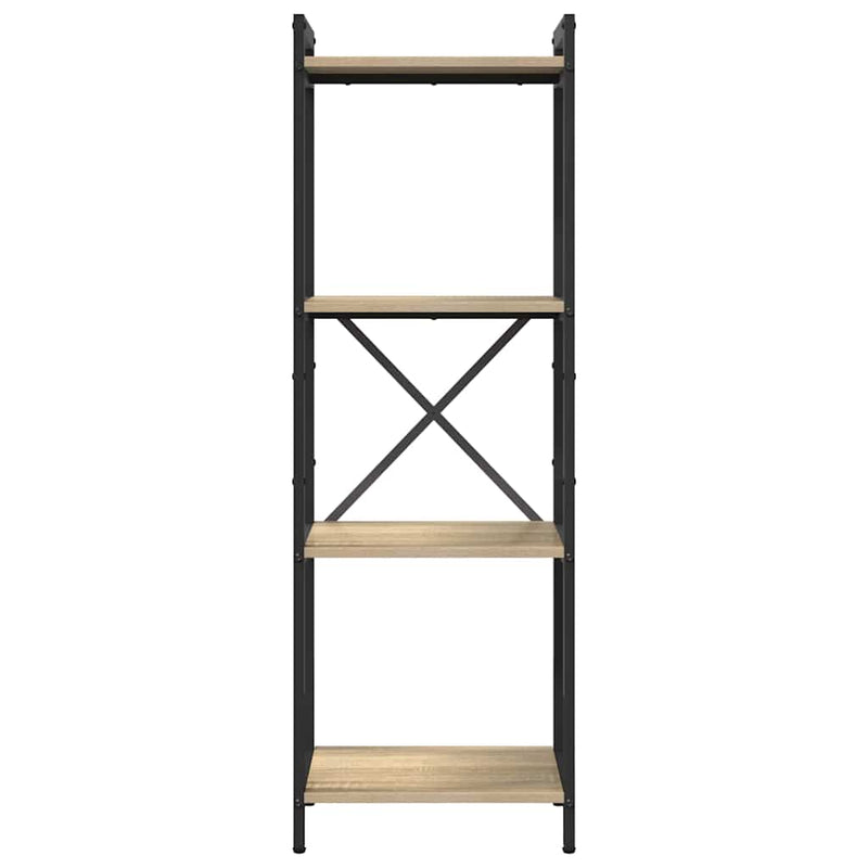 vidaXL Könyvespolc Sonoma tölgy 40 x 30 x 85 cm Faanyag