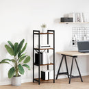 vidaXL Könyvespolc Füstölt tölgy 40 x 30 x 85 cm Faanyag