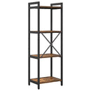 vidaXL Könyvespolc Füstölt tölgy 40 x 30 x 119 cm Faanyag