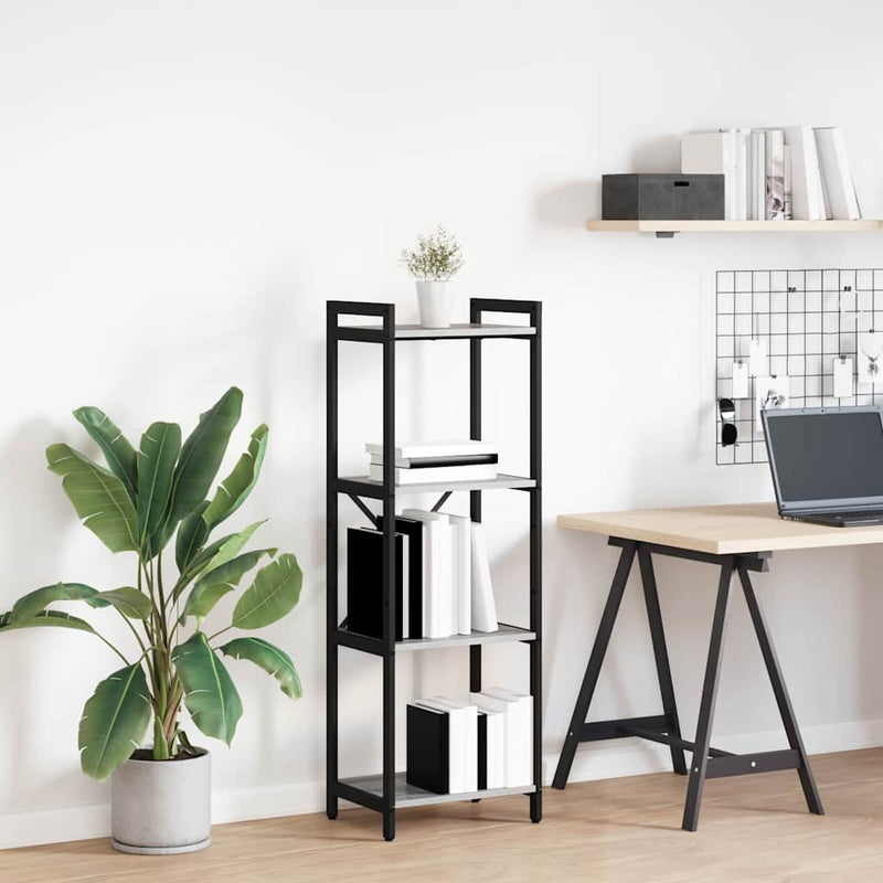 vidaXL Könyvespolc Szürke sonoma 40 x 30 x 85 cm Faanyag