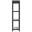 vidaXL Könyvespolc Szürke sonoma 40 x 30 x 119 cm Faanyag