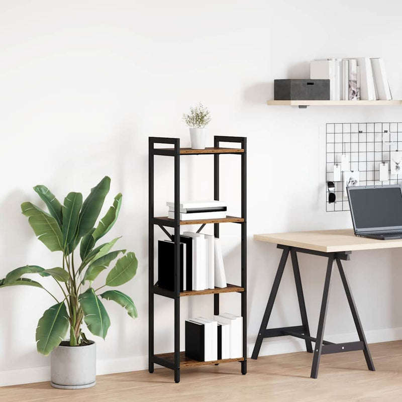 vidaXL Könyvespolc Régi fa 40 x 30 x 85 cm Faanyag