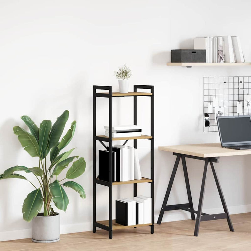 vidaXL Könyvespolc Artisan tölgy 40 x 30 x 85 cm Faanyag