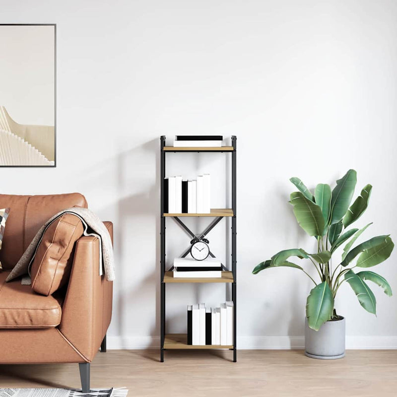 vidaXL Könyvespolc Artisan tölgy 40 x 30 x 85 cm Faanyag