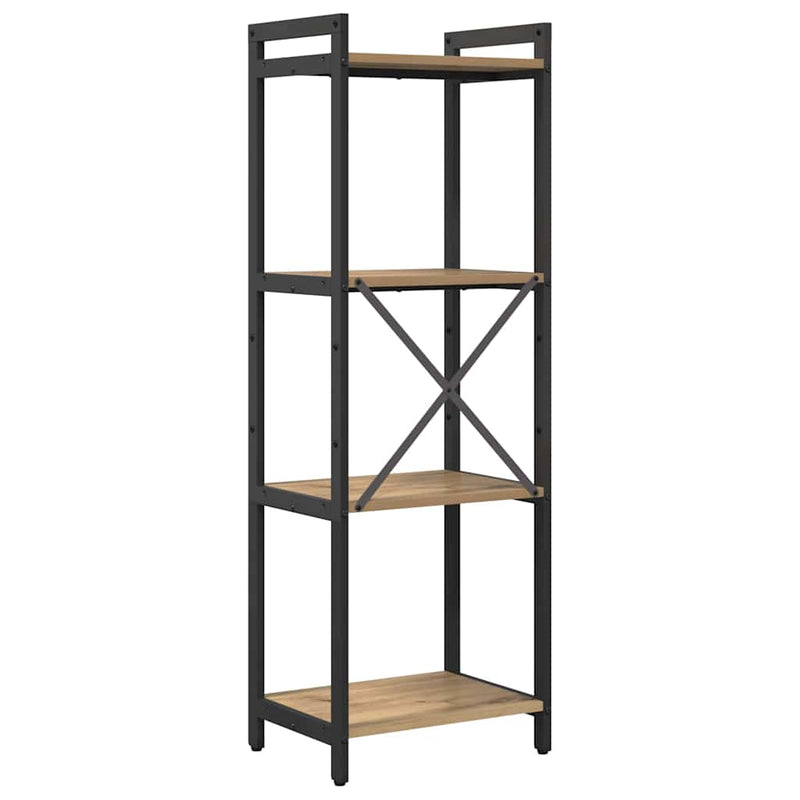 vidaXL Könyvespolc Artisan tölgy 40 x 30 x 85 cm Faanyag