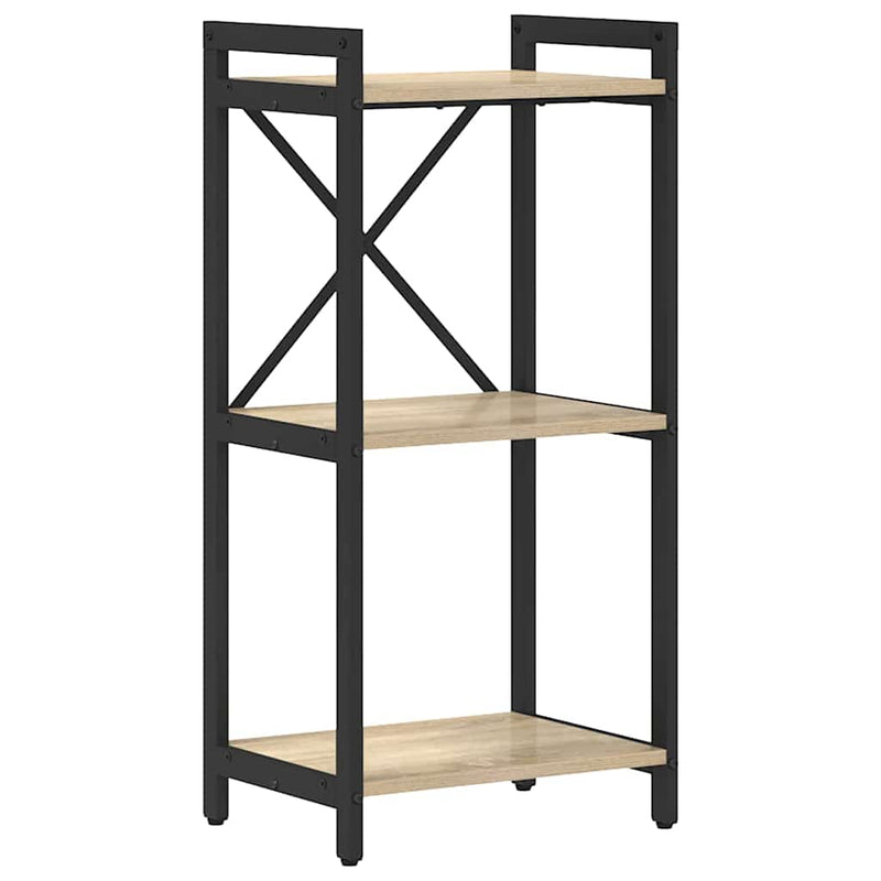 vidaXL Könyvespolc Sonoma tölgy 40 x 30 x 85 cm Faanyag