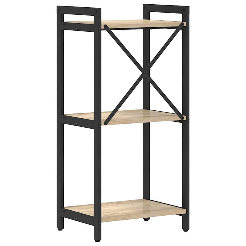 vidaXL Könyvespolc Sonoma tölgy 40 x 30 x 85 cm Faanyag